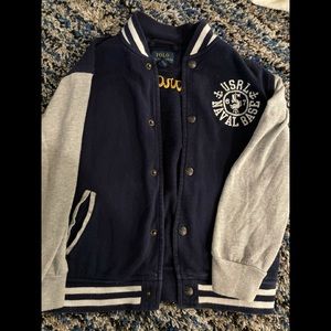 POLO varsity sweat jacket boys